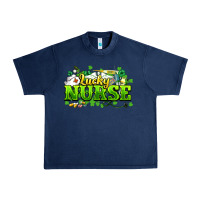 Navy Lucky Nurse St. Patrick's Day Urban Heavy Tee - HowdyJamesFarm