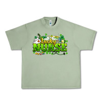 Oil Green Lucky Nurse St. Patrick's Day Urban Heavy Tee - HowdyJamesFarm