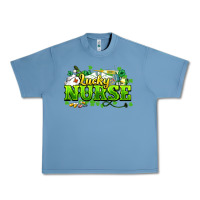 Pebble Blue Lucky Nurse St. Patrick's Day Urban Heavy Tee - HowdyJamesFarm