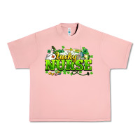 Salmon Lucky Nurse St. Patrick's Day Urban Heavy Tee - HowdyJamesFarm