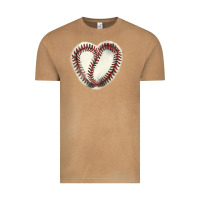 Vintage Camel Baseball ball heart Vintage Tee - HowdyJamesFarm