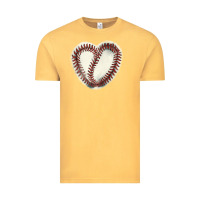 Baseball Ball Heart Vintage Tee | Teevron
