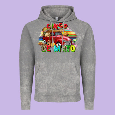 Cinco De Mayo Truck Vintage Hoodie Designed By Fadigitalartstudio
