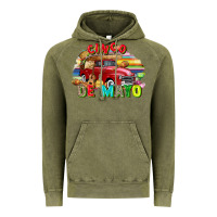 Vintage Olive Cinco de mayo truck Vintage Hoodie - FaDigitalArtStudio