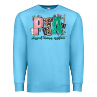 Ocean Blue pta physical therapy assistant Premium Sweatshirt - AdoDesignShop