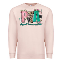 Pale Pink pta physical therapy assistant Premium Sweatshirt - AdoDesignShop