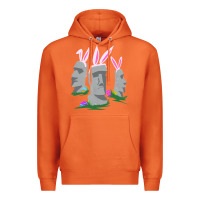 Carrot easter island moai figures  cute travelers funny gift Premium Hoodie - maiPhamDesign