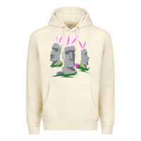 Sandshell easter island moai figures  cute travelers funny gift Premium Hoodie - maiPhamDesign