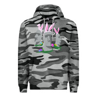 Slate Camo easter island moai figures  cute travelers funny gift Premium Hoodie - maiPhamDesign