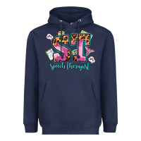 Navy speech therapist Heavyweight Hoodie - AdoDesignShop