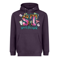 Plum speech therapist Heavyweight Hoodie - AdoDesignShop