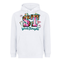 White speech therapist Heavyweight Hoodie - AdoDesignShop