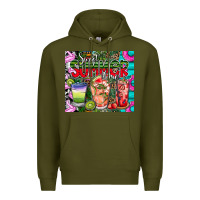 Army Green summer time Premium Hoodie - CowhideDigitalArt