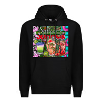 Black summer time Premium Hoodie - CowhideDigitalArt
