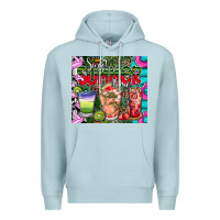 Blue Mist summer time Premium Hoodie - CowhideDigitalArt