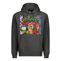 Charcoal Heather summer time Premium Hoodie - CowhideDigitalArt