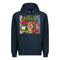 Navy summer time Premium Hoodie - CowhideDigitalArt