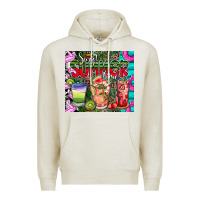 Oatmeal Heather summer time Premium Hoodie - CowhideDigitalArt