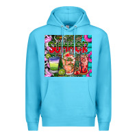 Ocean Blue summer time Premium Hoodie - CowhideDigitalArt