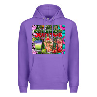 Purple summer time Premium Hoodie - CowhideDigitalArt