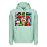 Seafoam summer time Premium Hoodie - CowhideDigitalArt