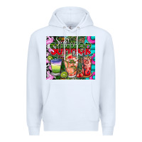 White summer time Premium Hoodie - CowhideDigitalArt