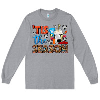 Heather Grey tis the season  soccer  frappe coffee Long Sleeve Tee - FaDigitalArtStudio