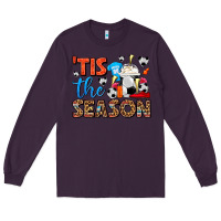 Plum tis the season  soccer  frappe coffee Long Sleeve Tee - FaDigitalArtStudio