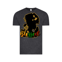 Vintage Black Blessed black history Vintage Tee - HowdyJamesFarm