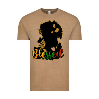 Vintage Coffee Blessed black history Vintage Tee - HowdyJamesFarm