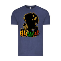 Vintage Denim Blessed black history Vintage Tee - HowdyJamesFarm