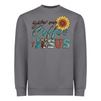 Storm give me coffee and jesus Heavyweight Sweatshirt - Artiststas