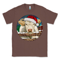 Chestnut Charolais Cow Christmas Classic Tee - RanaPortraitStore