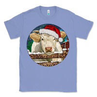 Colony Blue Charolais Cow Christmas Classic Tee - RanaPortraitStore