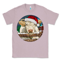 Lilac Charolais Cow Christmas Classic Tee - RanaPortraitStore
