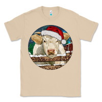 Mushroom Charolais Cow Christmas Classic Tee - RanaPortraitStore