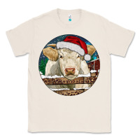 Natural Charolais Cow Christmas Classic Tee - RanaPortraitStore