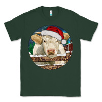 Sports Green Charolais Cow Christmas Classic Tee - RanaPortraitStore
