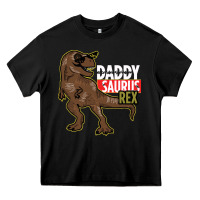 Black DADDY SAURUS REX Heavy Core Tee - Bettercallsaul