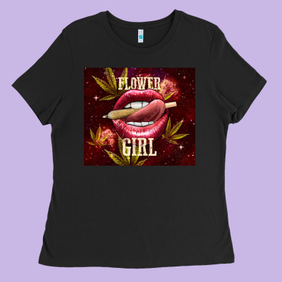 Flower Girl Ladies Tee Designed By Tumblerdesignbyshophia