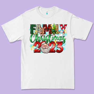 Family Christmas 2023 Premium Tee Designed By Texasbilliewilder