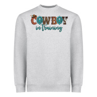 Heather Grey cowboy in training Heavyweight Sweatshirt - Artiststas