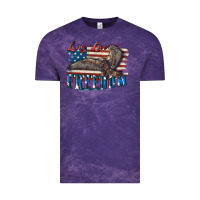 Cloud Purple Long live freedom 4th of july Vintage Tee - CowGirlArtShop