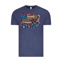 Vintage Denim Long live freedom 4th of july Vintage Tee - CowGirlArtShop