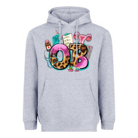 Heather Grey ob Heavyweight Hoodie - AdoDesignShop