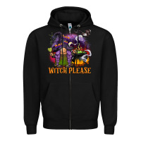 Black witch please Zipper Hoodie - BarkalooDesign