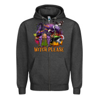 Charcoal Heather witch please Zipper Hoodie - BarkalooDesign