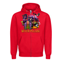 Red witch please Zipper Hoodie - BarkalooDesign