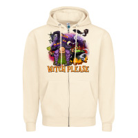 Sandshell witch please Zipper Hoodie - BarkalooDesign