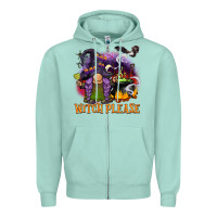 Seafoam witch please Zipper Hoodie - BarkalooDesign